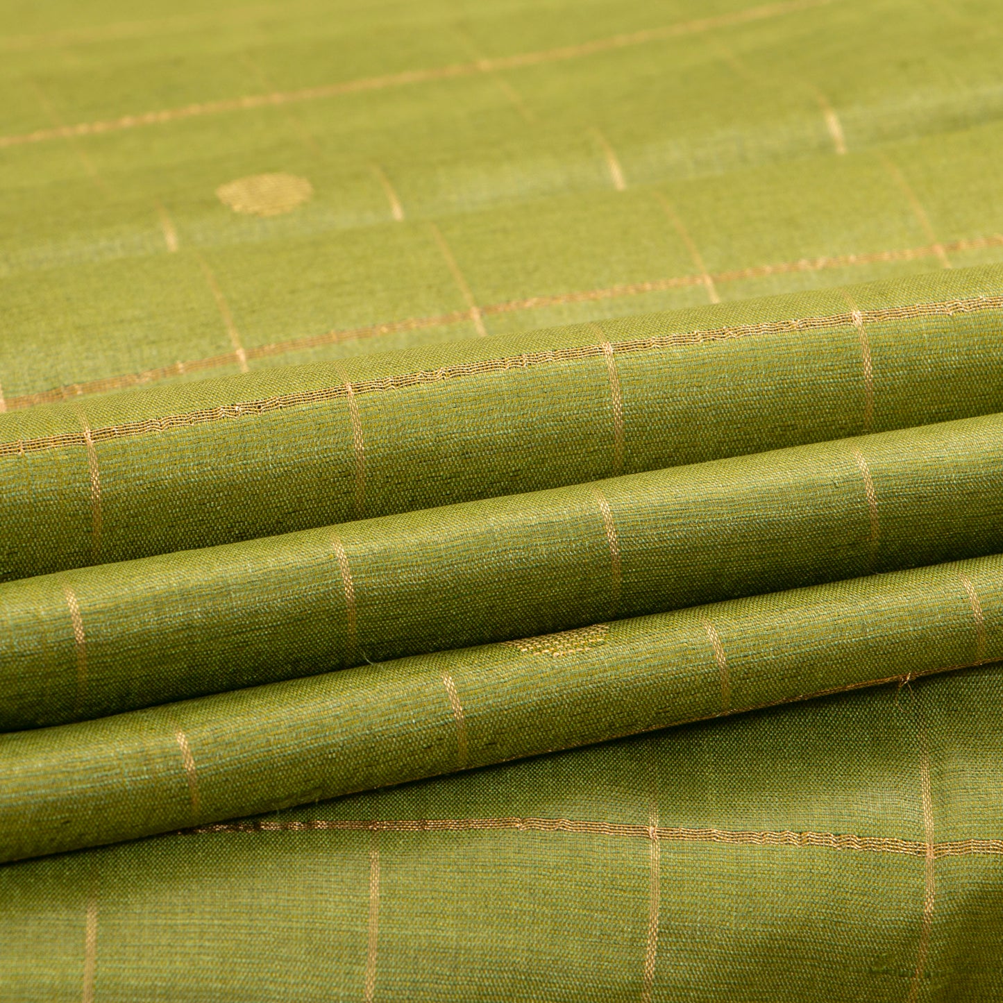 Green Banarasi Tussar Silk Saree PB 307