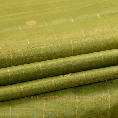 Green Banarasi Tussar Silk Saree PB 307