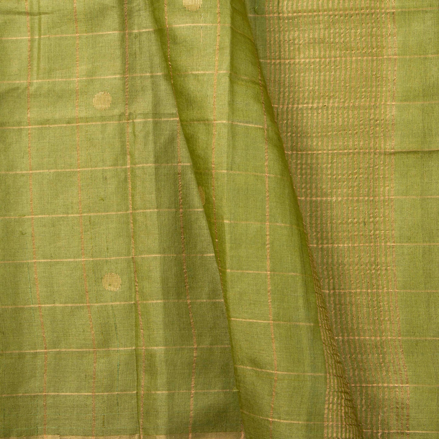 Green Banarasi Tussar Silk Saree PB 307