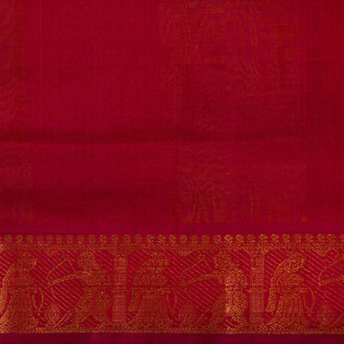 Multi Colour Checks Kanchi Silk Cotton Saree For Festive Wear VP SC 252