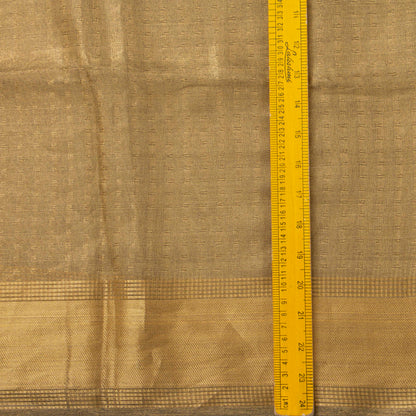 Beige Banarasi Tissue Silk Saree PBT 312