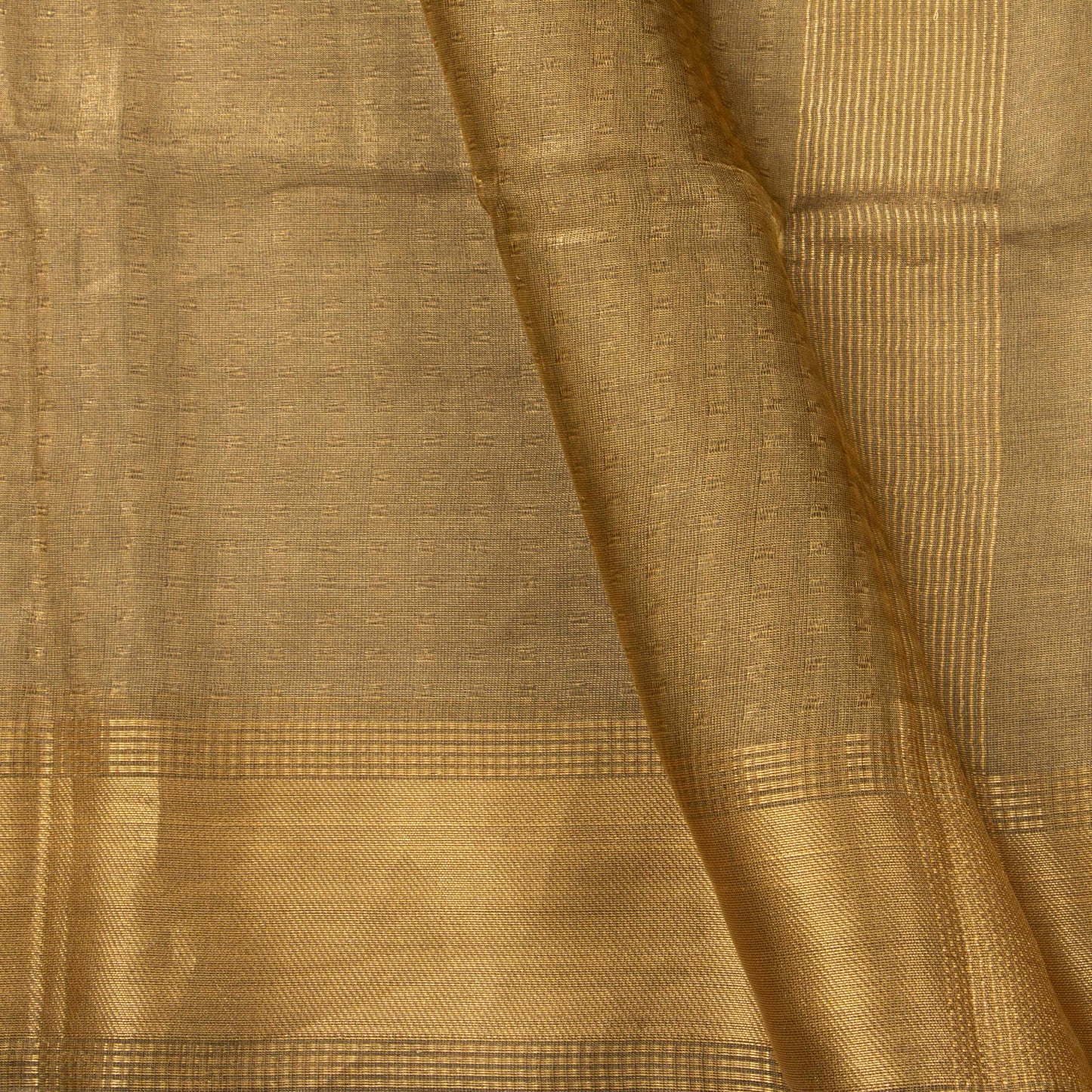 Beige Banarasi Tissue Silk Saree PBT 312