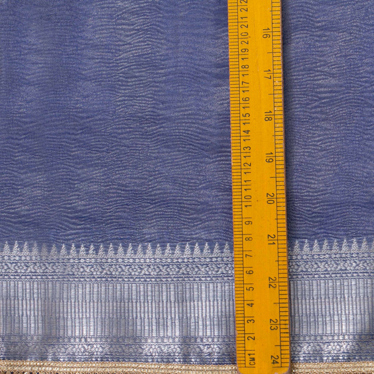 Blue Banarasi Tissue Silk Saree PBT 320