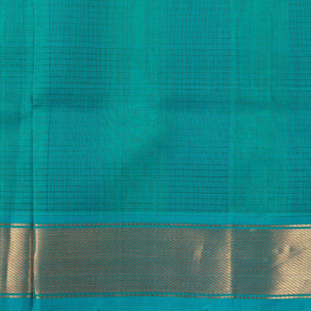 Multi Colour Checks Kanchi Silk Cotton Saree For Festive Wear VP SC 270