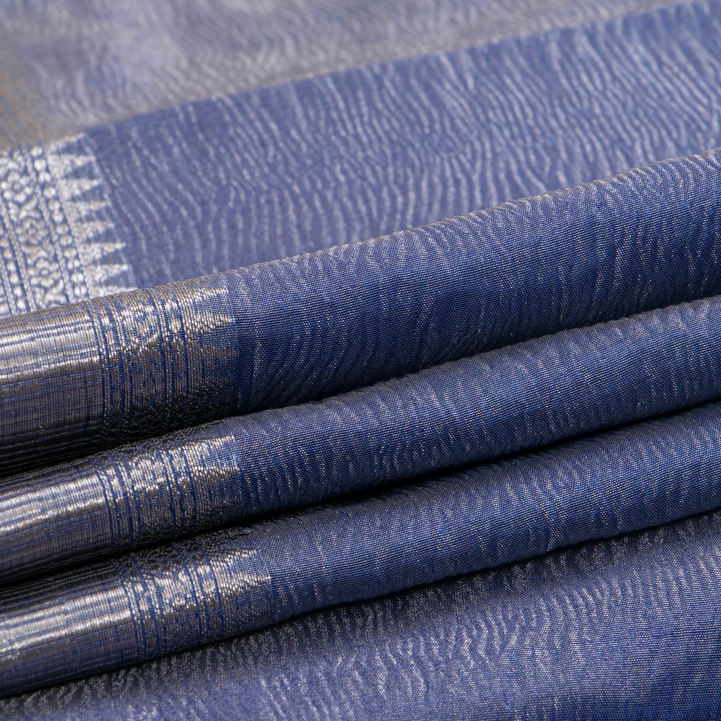 Blue Banarasi Tissue Silk Saree PBT 320