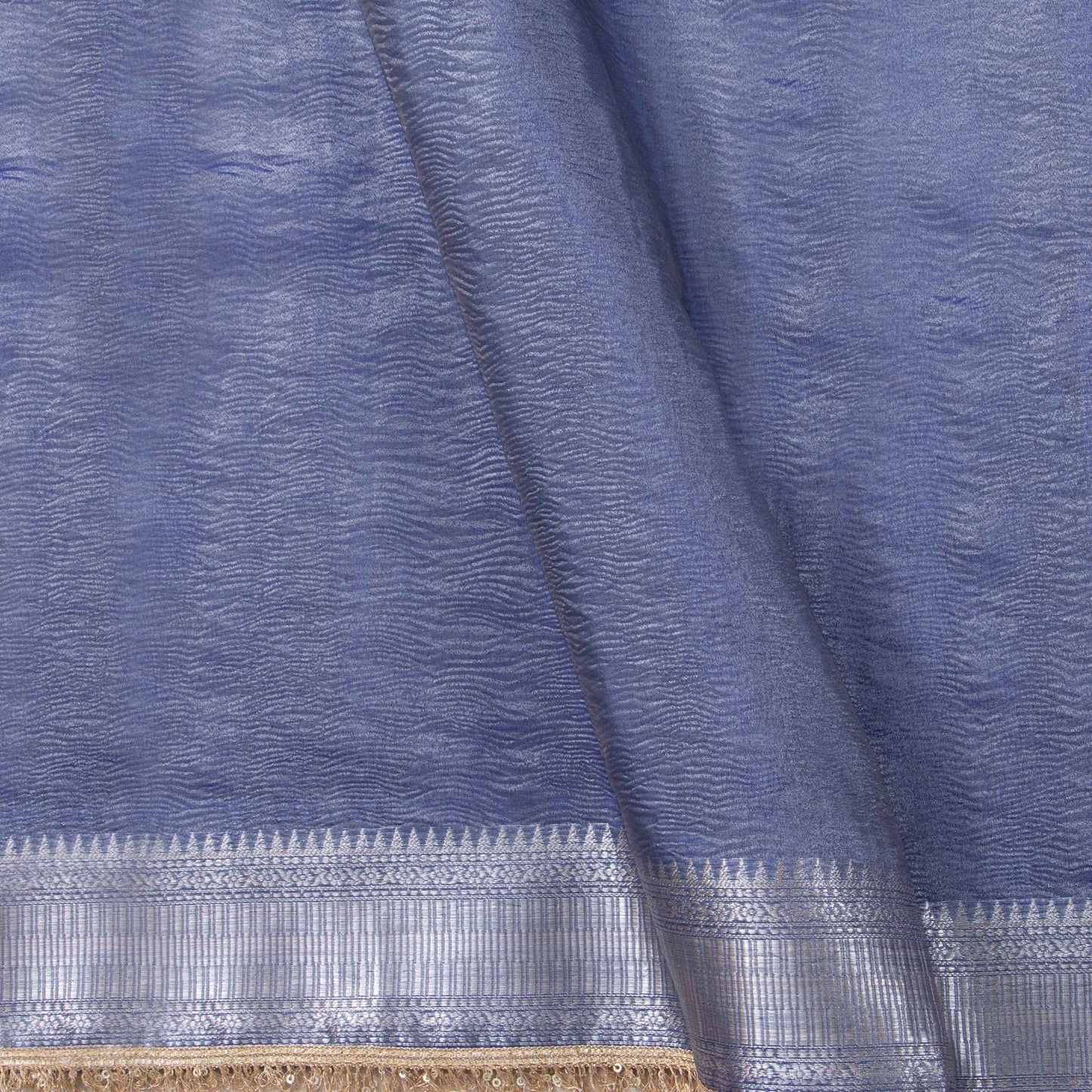 Blue Banarasi Tissue Silk Saree PBT 320