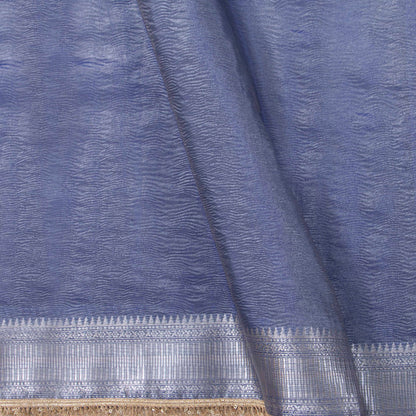 Blue Banarasi Tissue Silk Saree PBT 320