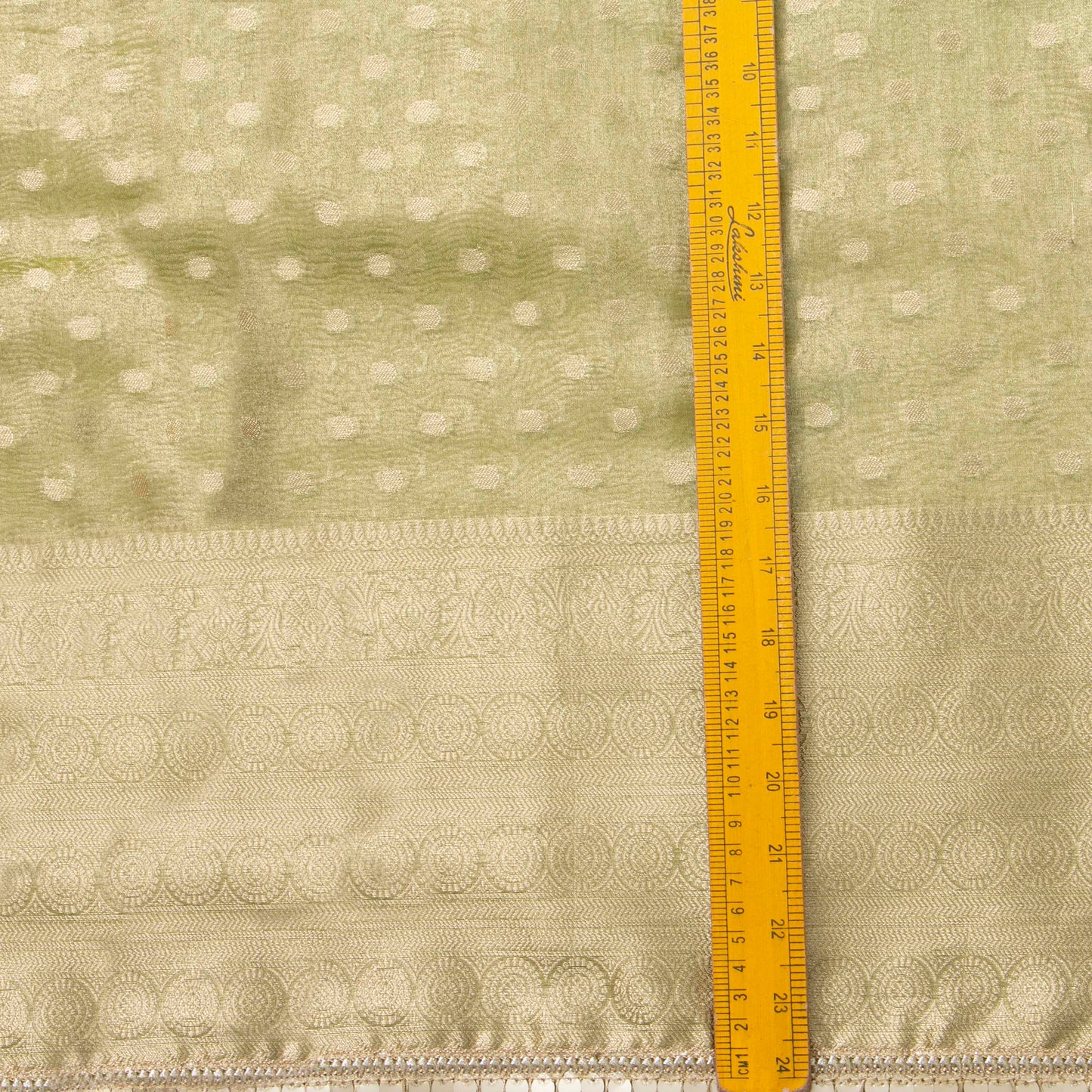 Green Banarasi Tissue Silk Saree PBT 321