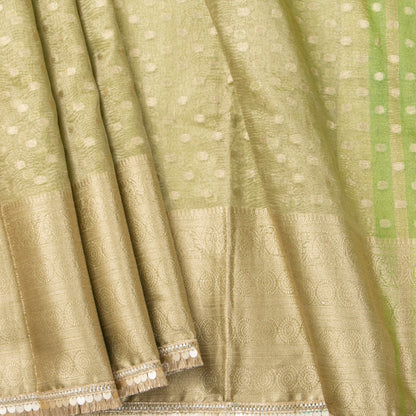 Green Banarasi Tissue Silk Saree PBT 321