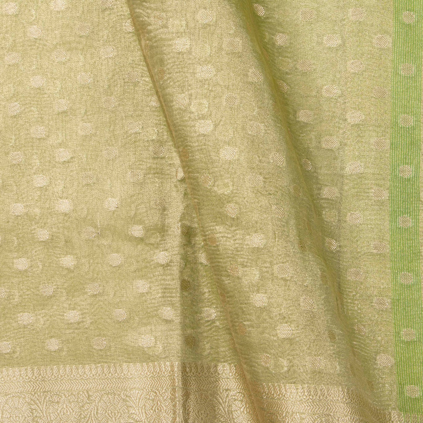 Green Banarasi Tissue Silk Saree PBT 321