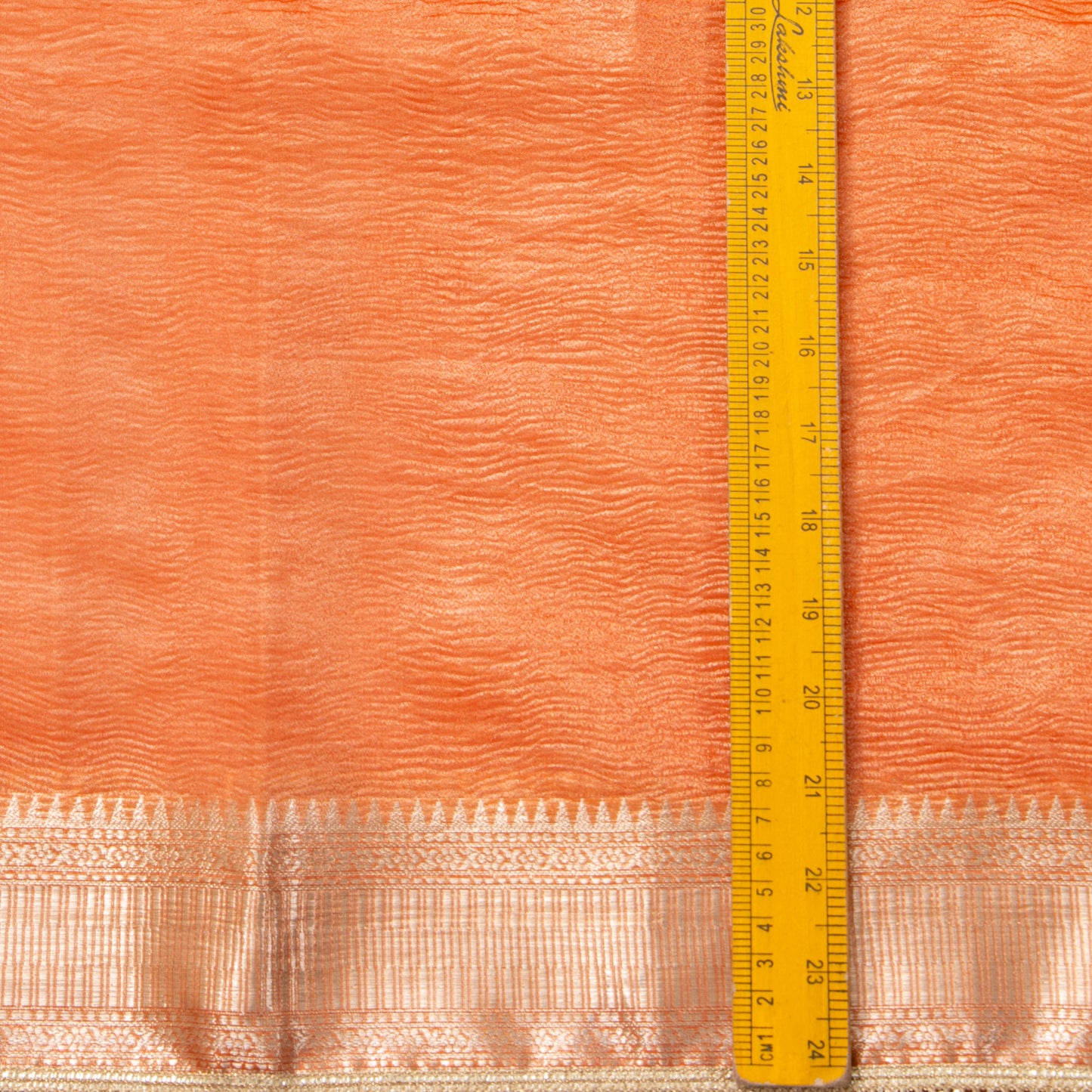 Peach Banarasi Tissue Silk Saree PBT 317