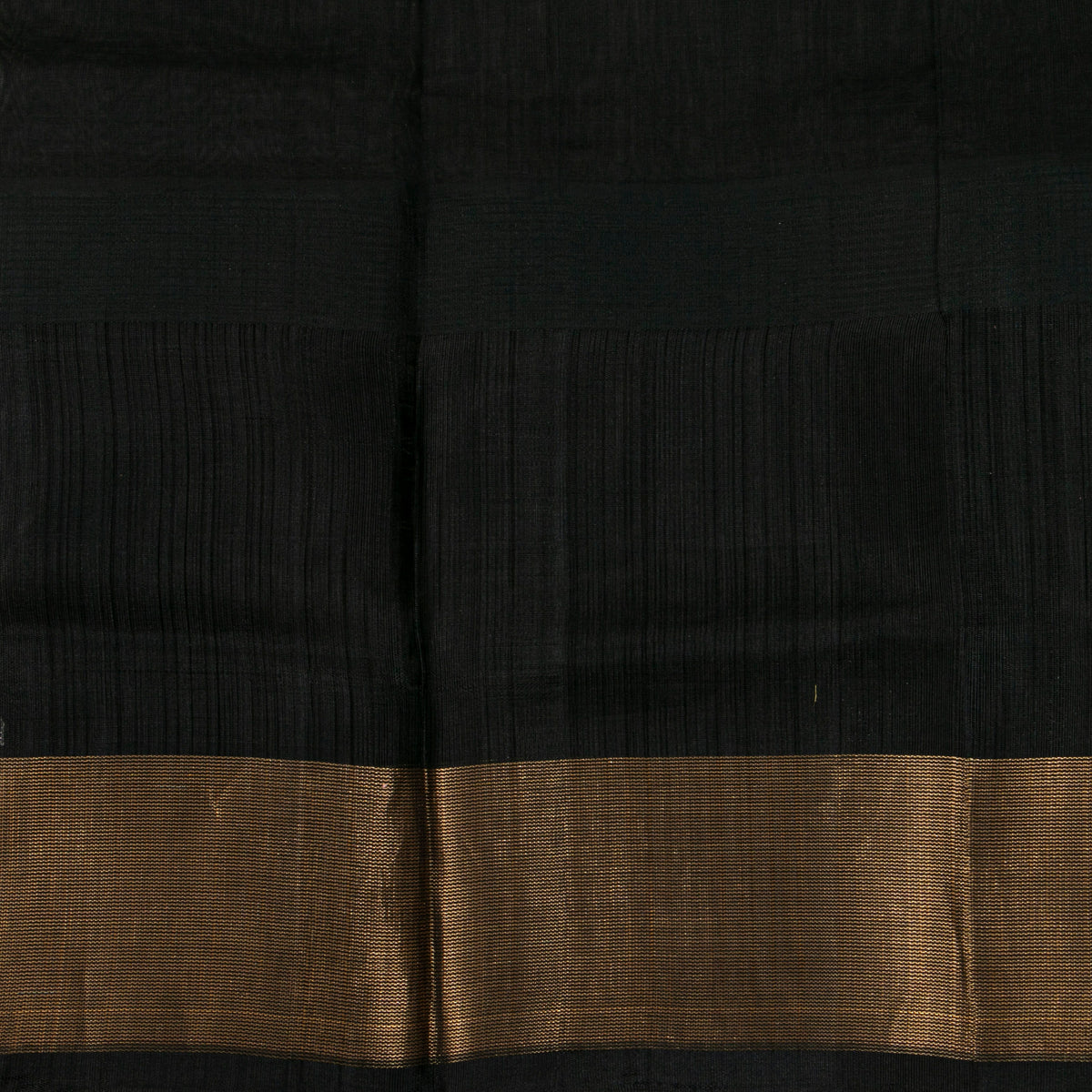 Off White And Black Kanchi Silk Cotton Saree For Festive Wear VP SC 296