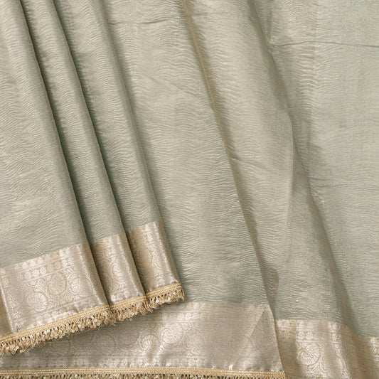 Pastel Blue Banarasi Tissue Silk Saree PBT 318