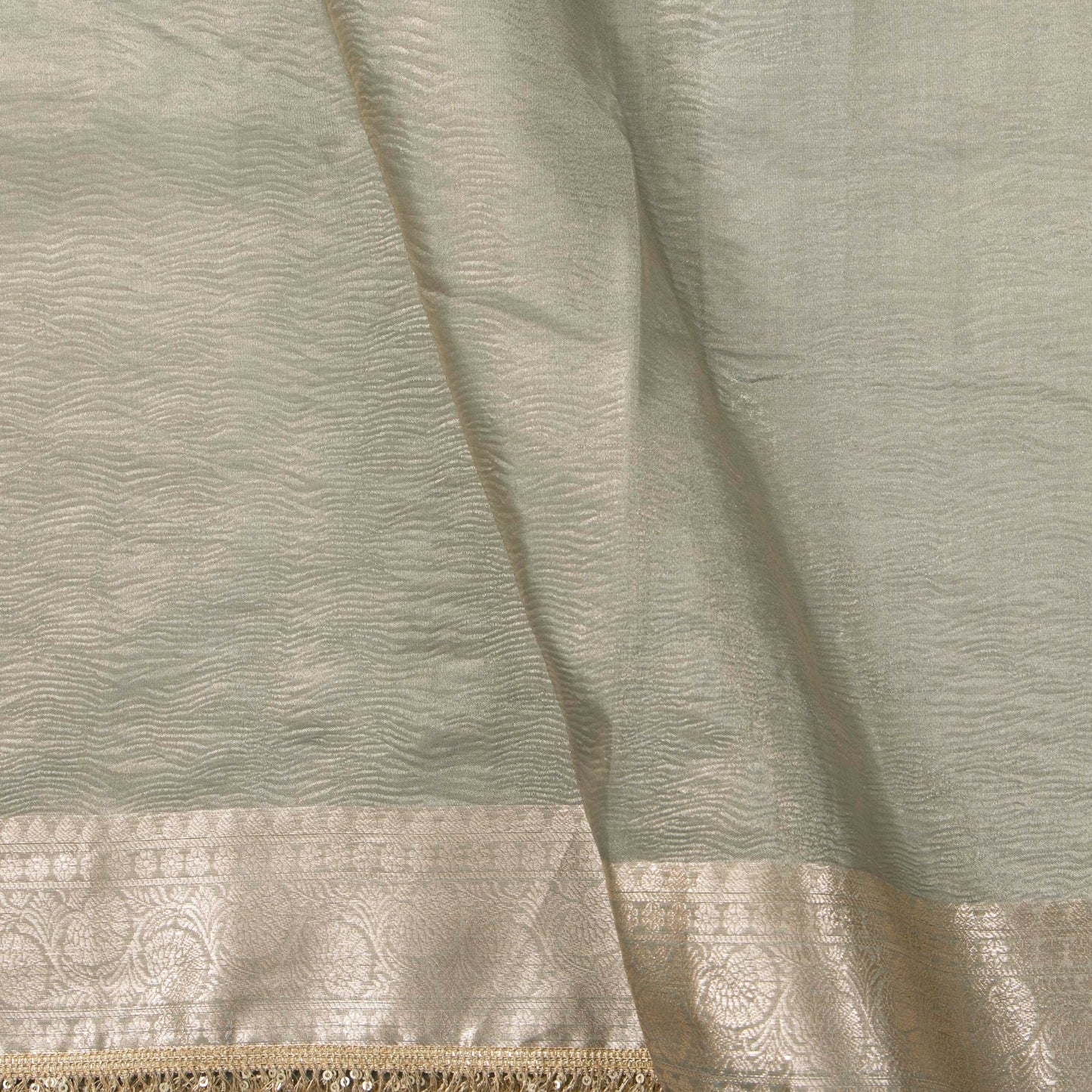 Pastel Blue Banarasi Tissue Silk Saree PBT 318