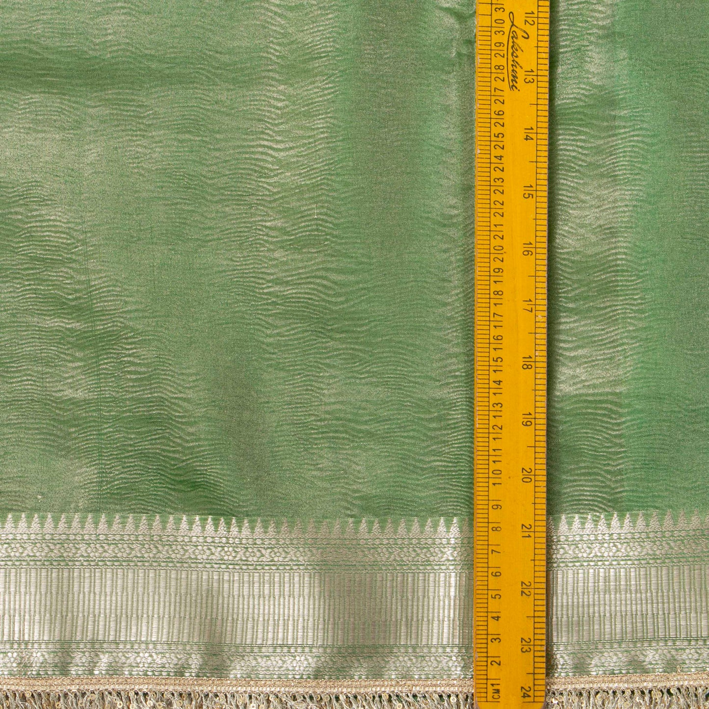 Green Banarasi Tissue Silk Saree PBT 316