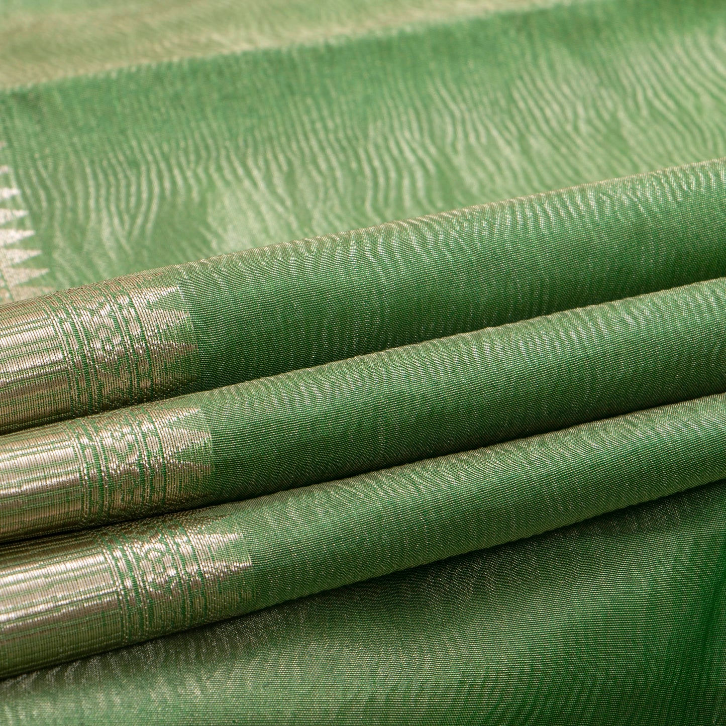 Green Banarasi Tissue Silk Saree PBT 316