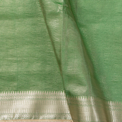 Green Banarasi Tissue Silk Saree PBT 316