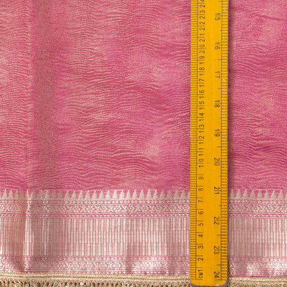 Pink Banarasi Tissue Silk Saree PBT 315
