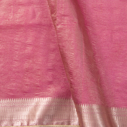 Pink Banarasi Tissue Silk Saree PBT 315