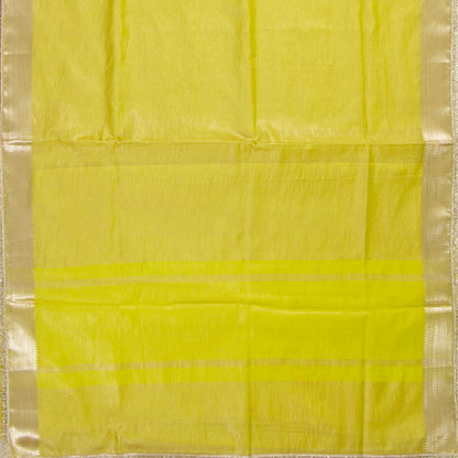 Yellow Banarasi Tissue Silk Saree PBT 322