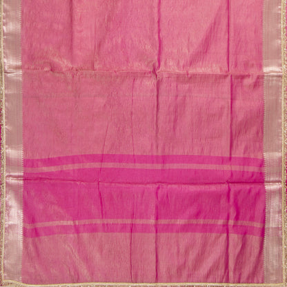 Pink Banarasi Tissue Silk Saree PBT 315