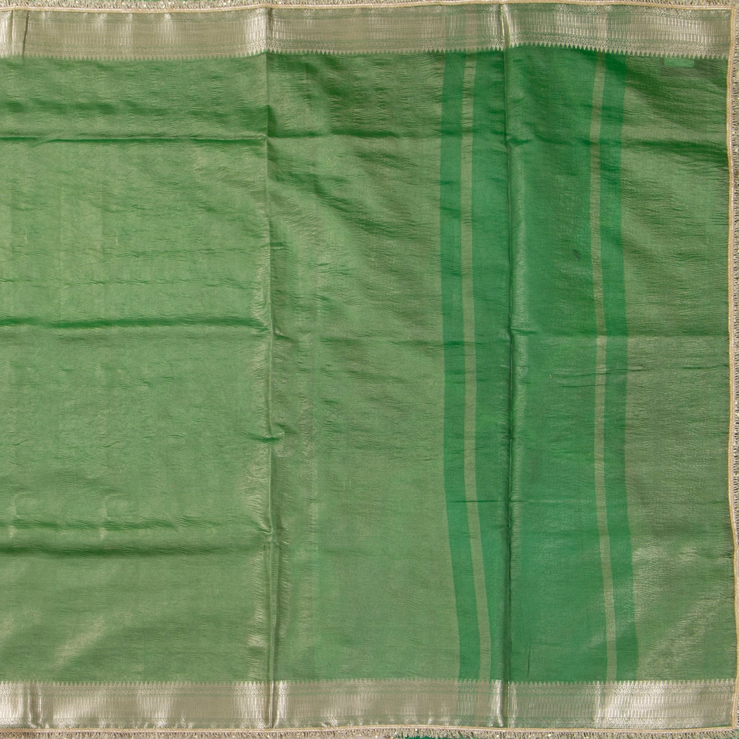 Green Banarasi Tissue Silk Saree PBT 316