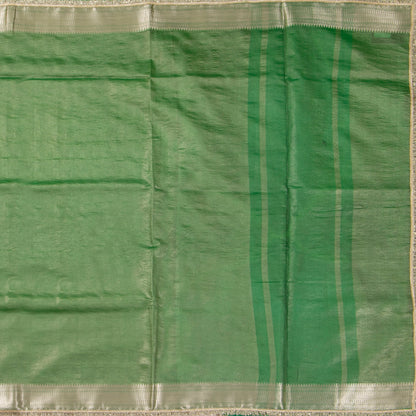 Green Banarasi Tissue Silk Saree PBT 316