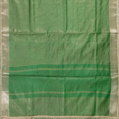 Green Banarasi Tissue Silk Saree PBT 316