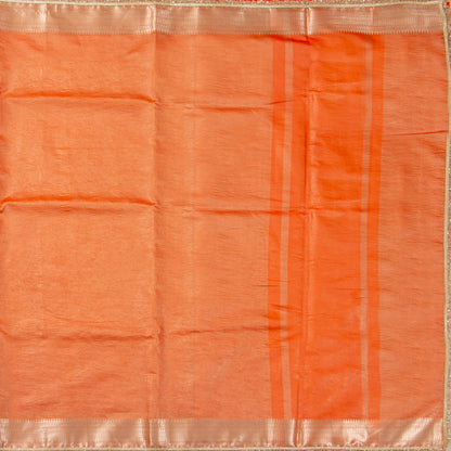 Peach Banarasi Tissue Silk Saree PBT 317