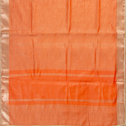 Peach Banarasi Tissue Silk Saree PBT 317