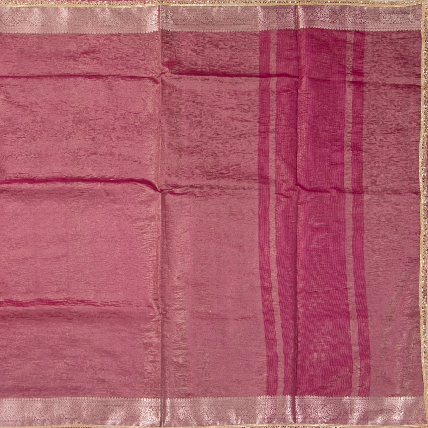 Pink Banarasi Tissue Silk Saree PBT 319