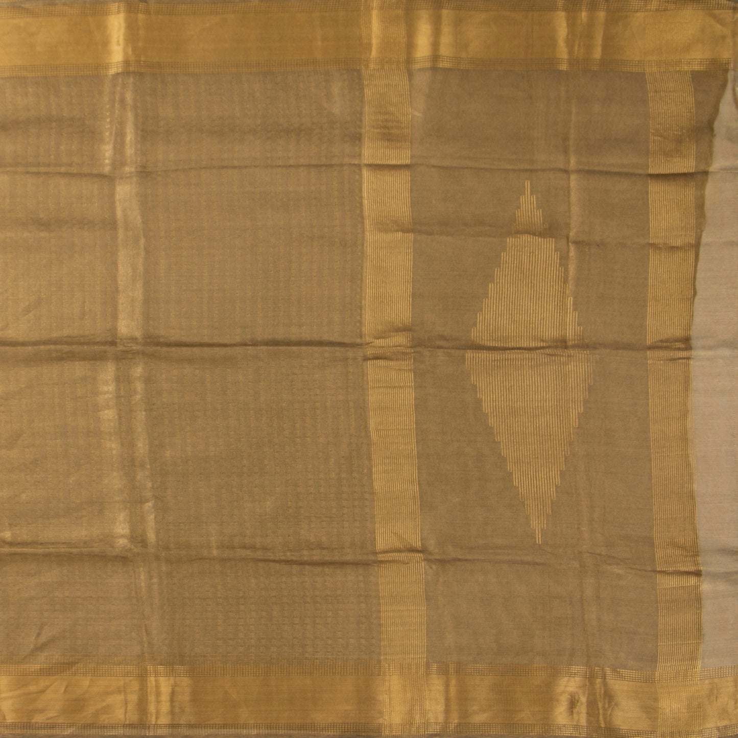 Beige Banarasi Tissue Silk Saree PBT 312