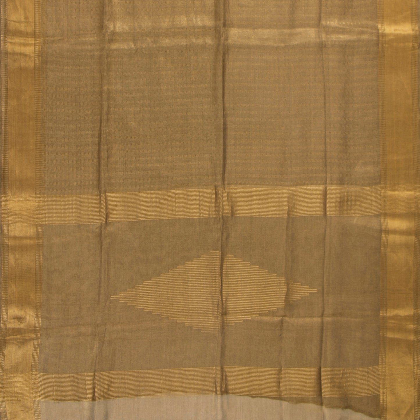 Beige Banarasi Tissue Silk Saree PBT 312