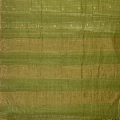 Green Banarasi Tussar Silk Saree PB 307