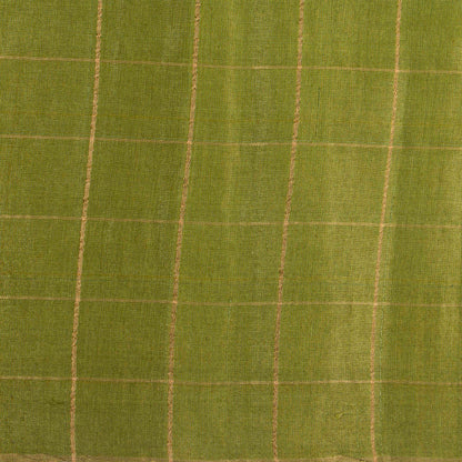 Green Banarasi Tussar Silk Saree PB 307