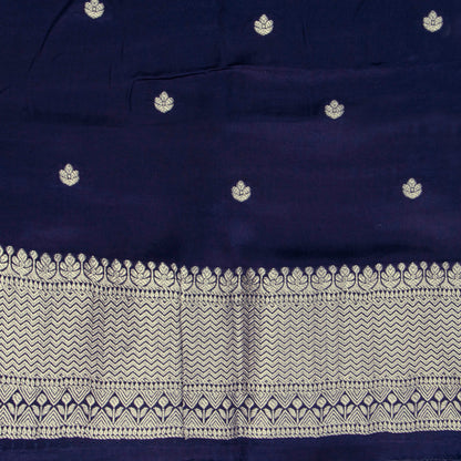Navy Blue Banarasi Silk Saree PB 310