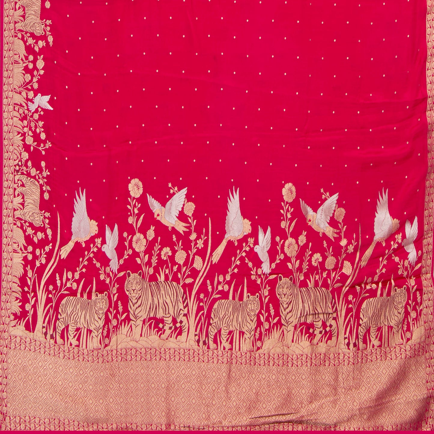 Pink Banarasi Silk Saree PB 309