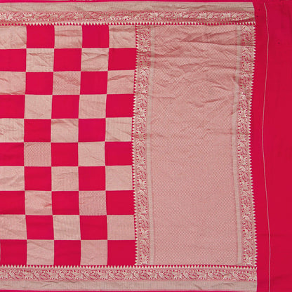 Pink Banarasi Silk Saree PB 306