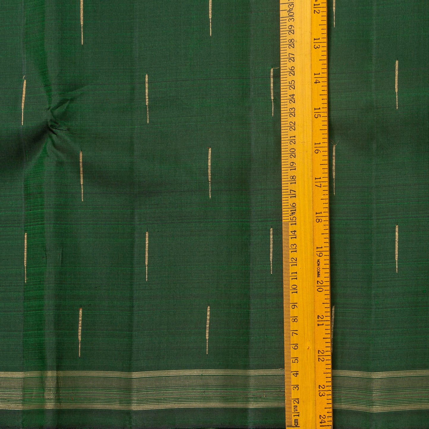 Green Kanchipuram Silk Saree For Festive Wear PV NYC 1850