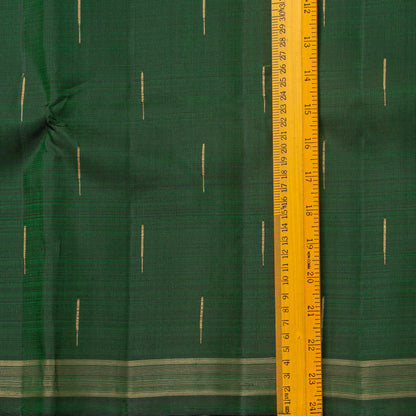 Green Kanchipuram Silk Saree For Festive Wear PV NYC 1850