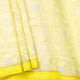 Yellow Dhakai Jamdani Muslin Silk Saree For Party Wear PV MJ 180
