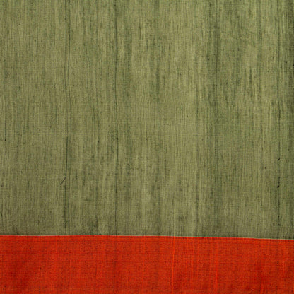 Green Dhakai Jamdani Muslin Silk Saree For Party Wear PV MJ 185