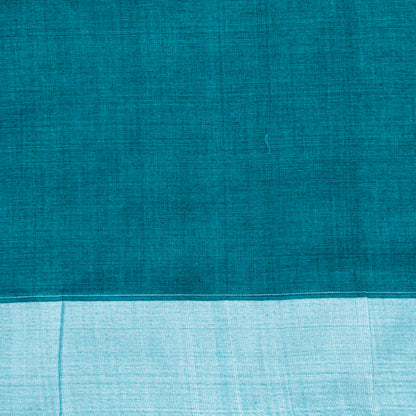 Blue Dhakai Jamdani Muslin Silk Saree For Party Wear PV MJ 169