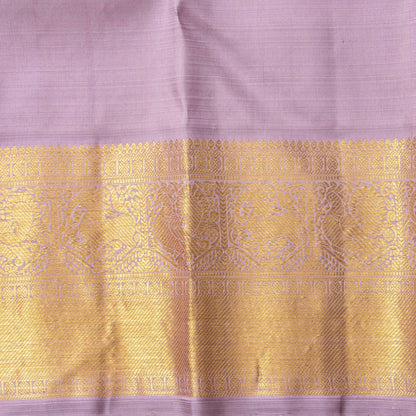 Lilac Kanchipuram Silk Saree For Wedding Wear PV NYC 1841