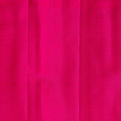 Maiyilkazhuthu Blue And Pink Borderless Kanchipuram Silk Saree For Festive Wear PV NYC 1819