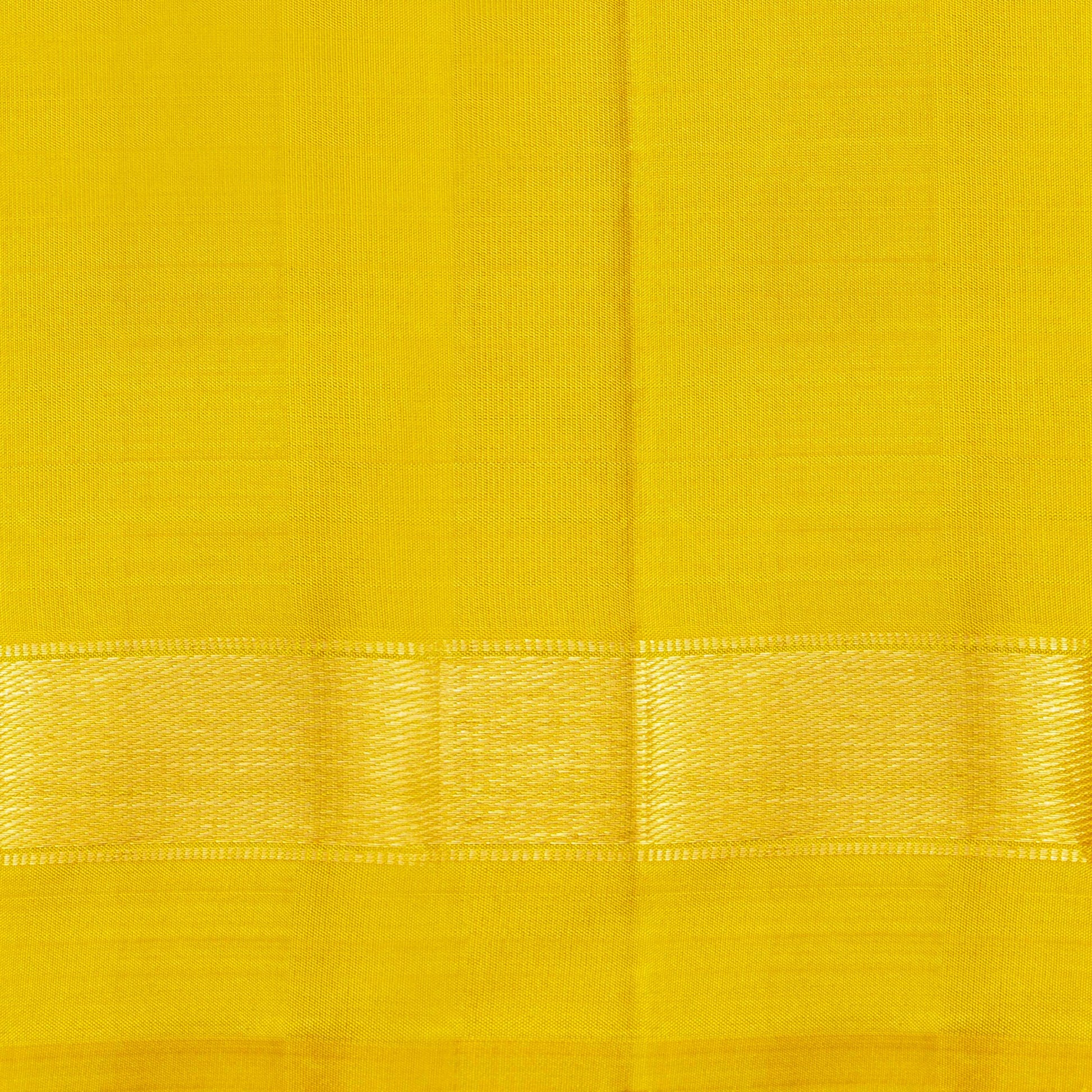 Maroon And Mustard Kanchipuram Silk Saree With Zari Buttas For Wedding Wear PV NYC 1743 - Silk Sari - Panjavarnam 