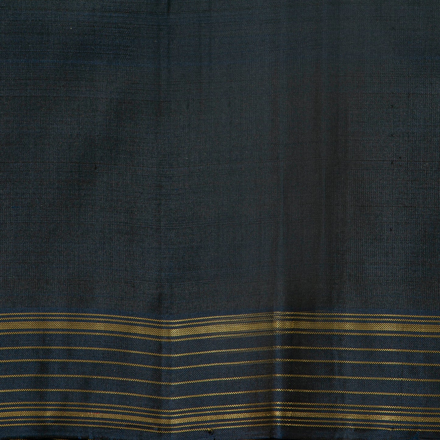 Mehandi Green And Navy Blue Kanchipuram Silk Saree For Festive Wear PV NYC 1865