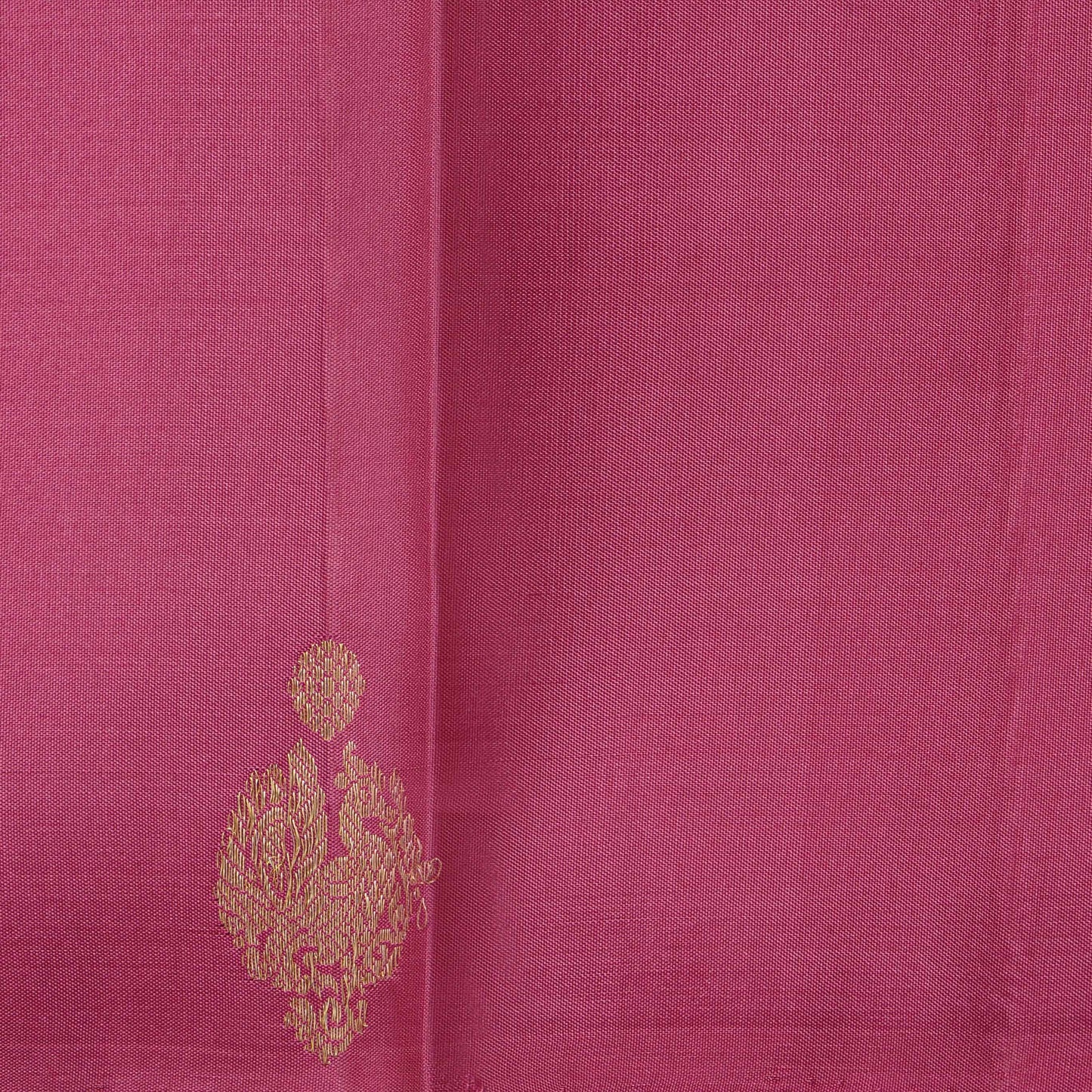 Pink Kanchipuram Silk Saree For Festive Wear PV NYC 1840