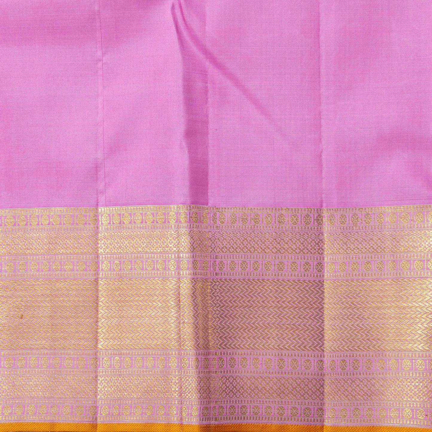 Pastel Mauve Kanchipuram Silk Saree For Bridal Wear PV NYC 1768