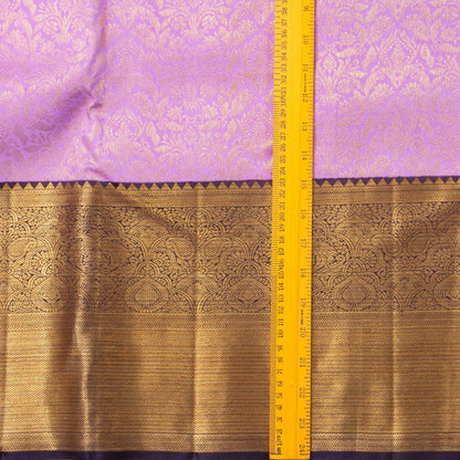 Lavender And Purple Kanchipuram Silk Saree For Bridal Wear PV NYC 1763 - Silk Sari - Panjavarnam PV NYC 1763